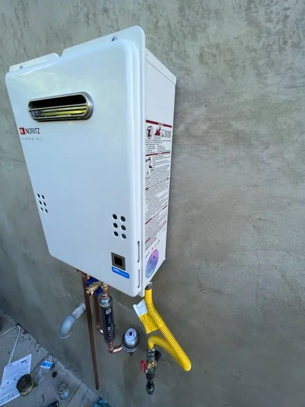 Tankless water heater installation for Patuxent homes