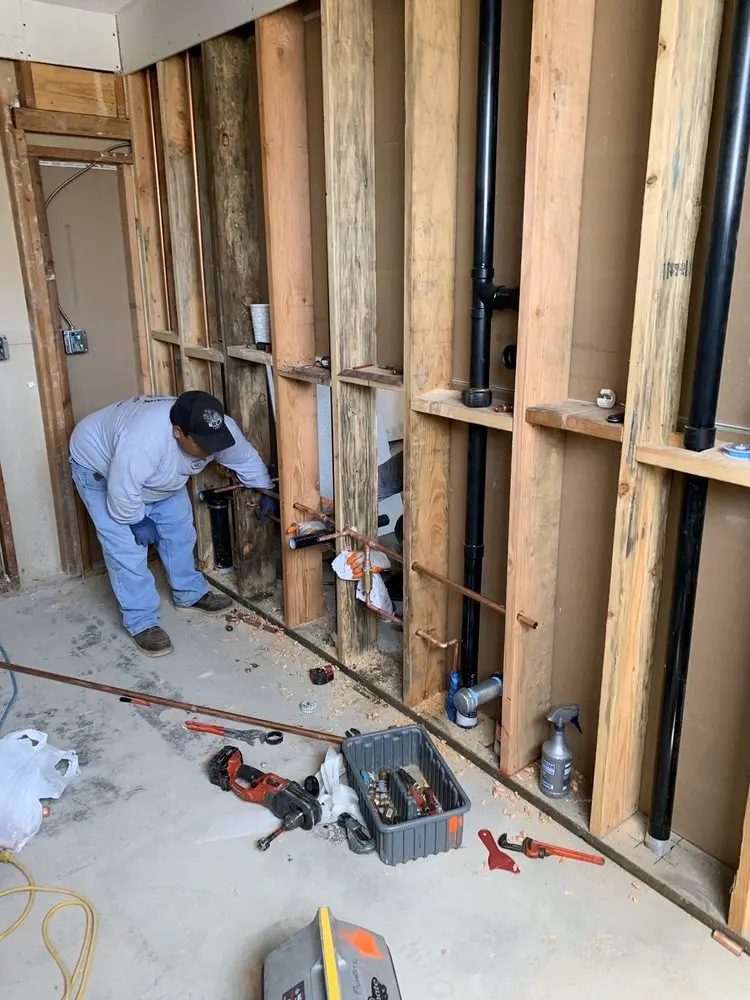 Commercial rough-in plumbing for Commercial Plumbing in Patuxent